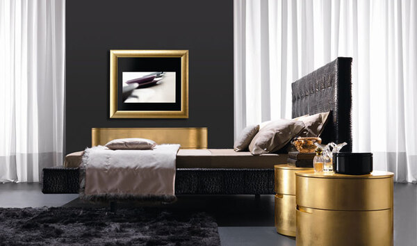 Golden Frame Mirror TV 