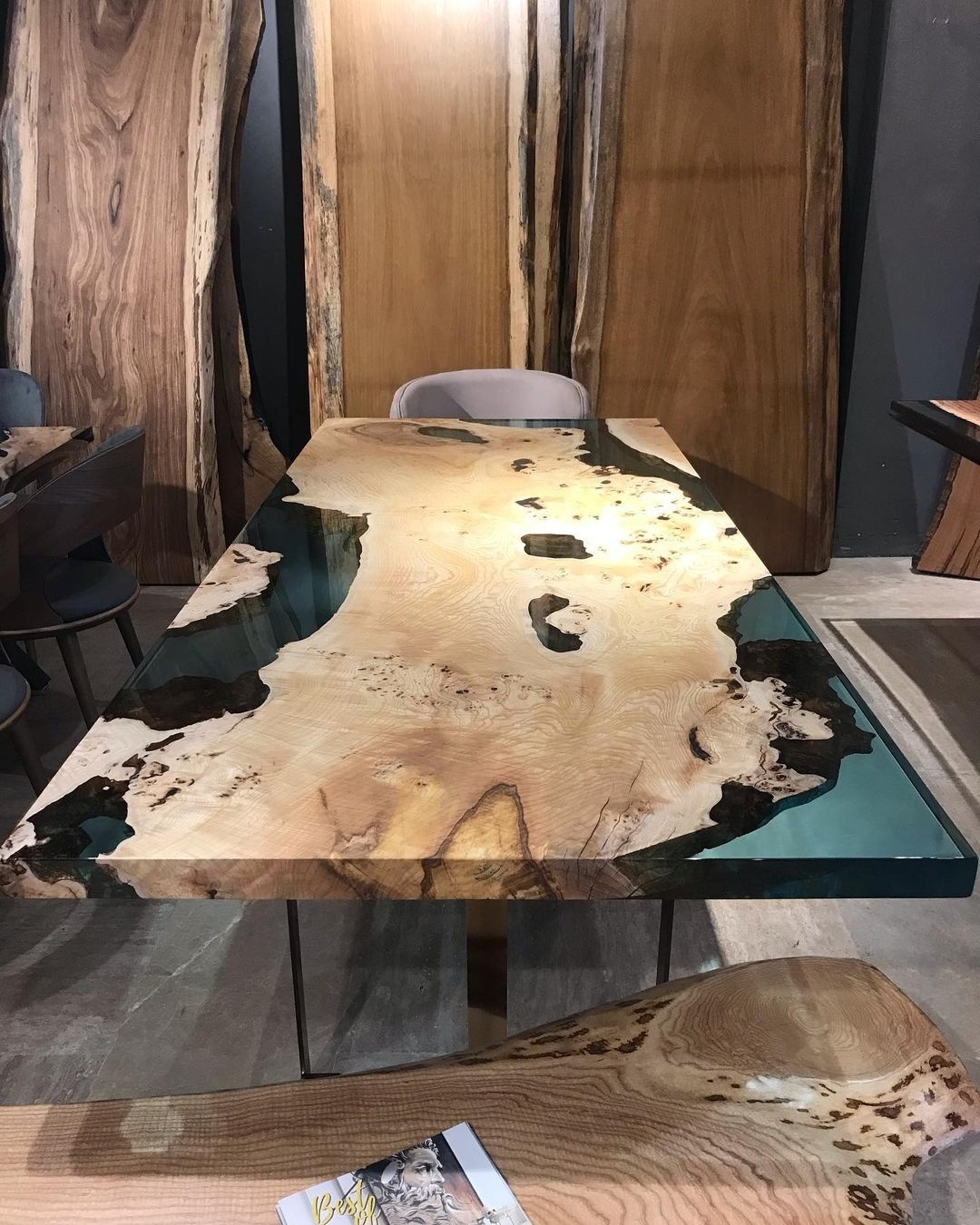 GINA BLUE DINING TABLE